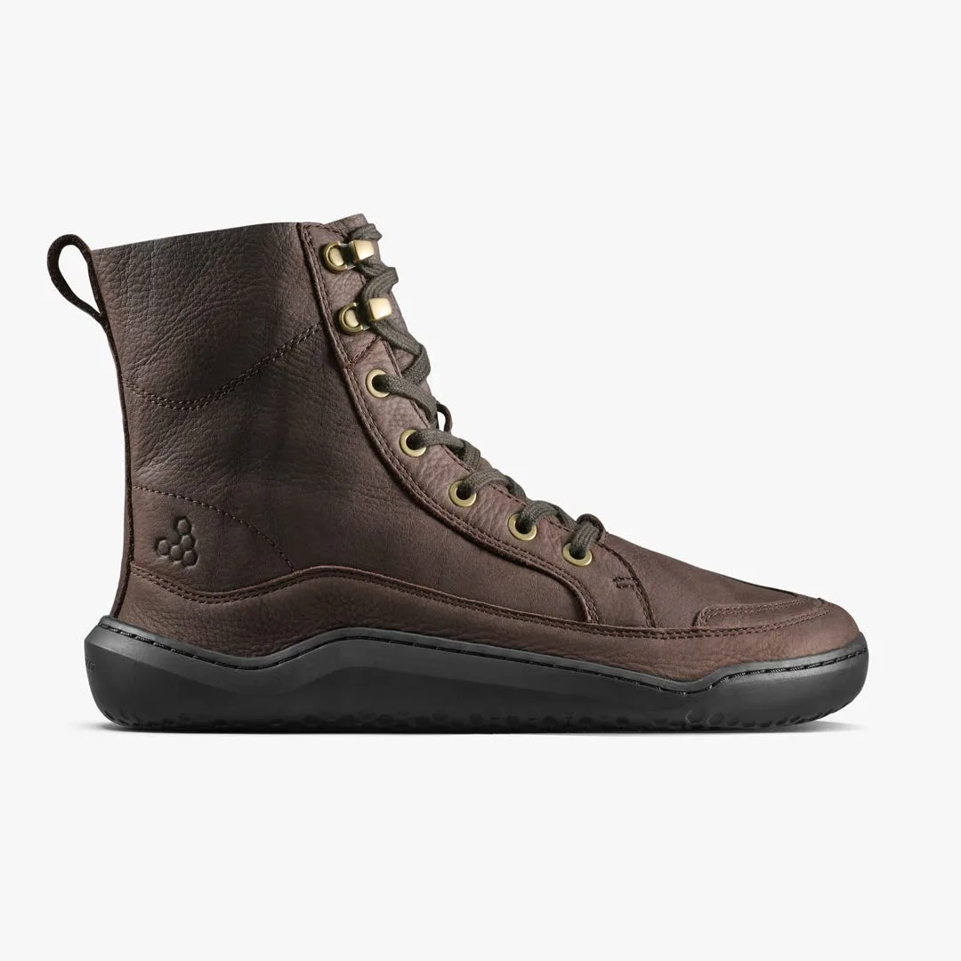 Ботинки Vivobarefoot Gobi Boot II — женская модель, серо-коричневый — фото 1 из 7