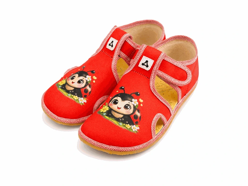 Тапочки Antal Rascal с поддержкой свода — Ladybug (детские)