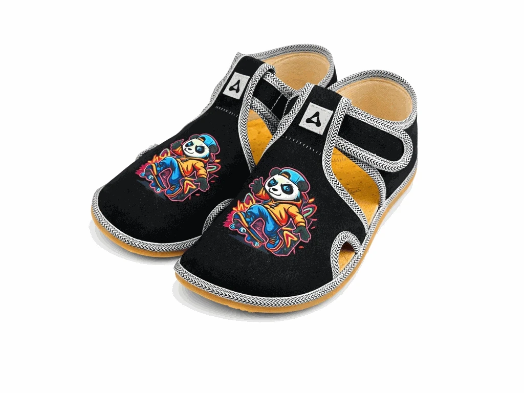 Тапочки Antal Rascal с поддержкой свода — Panda (детские)
