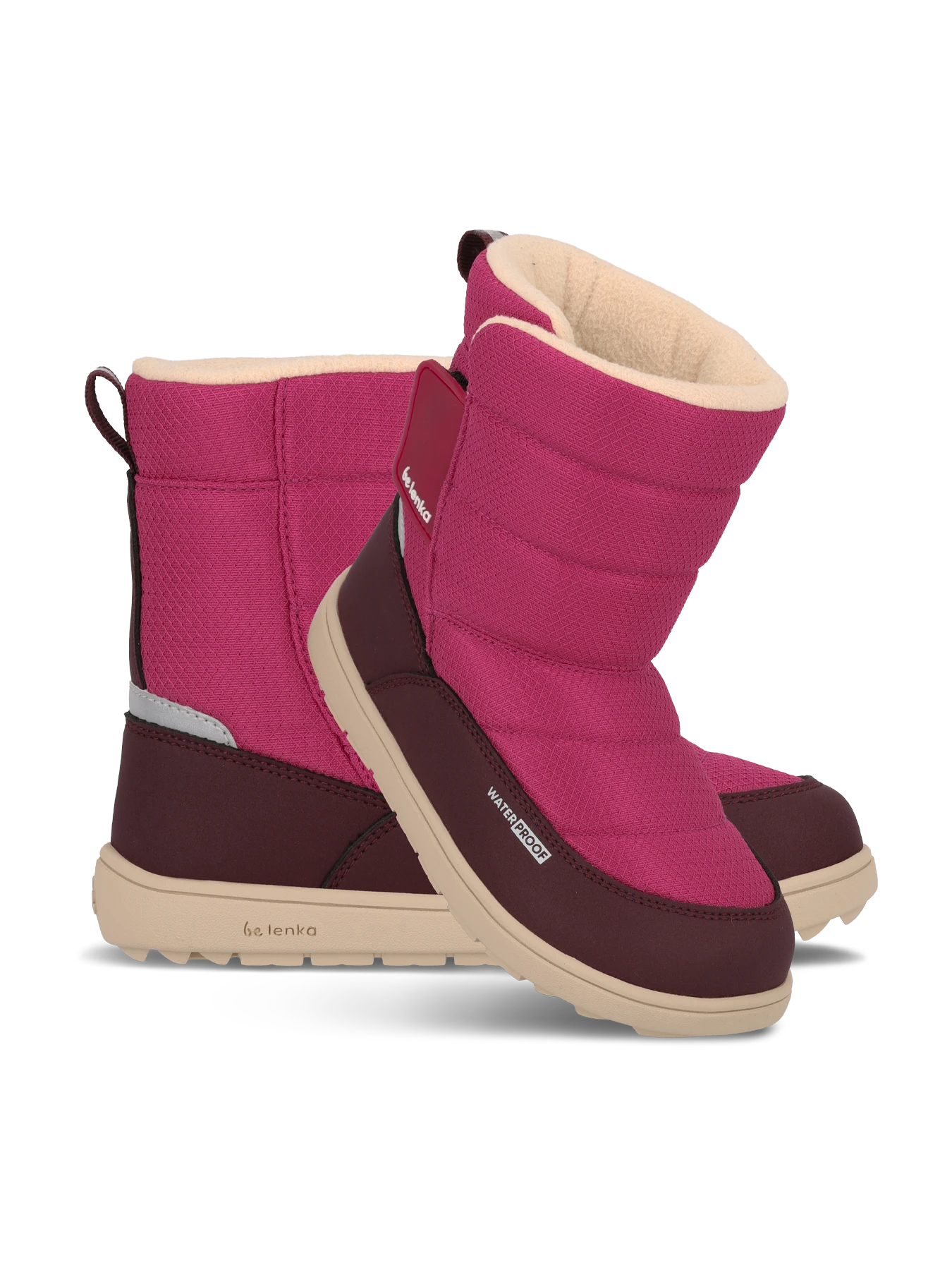 Детские босоногие ботинки Be Lenka Ailo - ягодный, фото 3