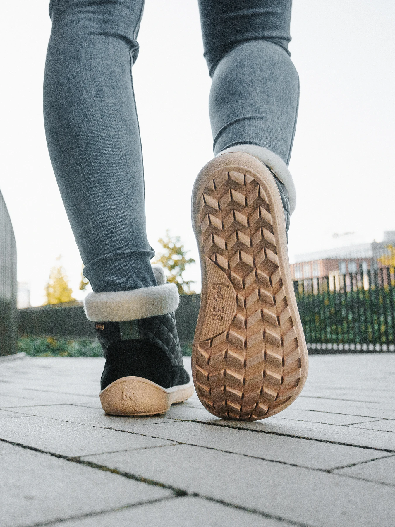Босоногие ботинки Be Lenka Olivia - чёрный и тёмно-зелёный, фото 8